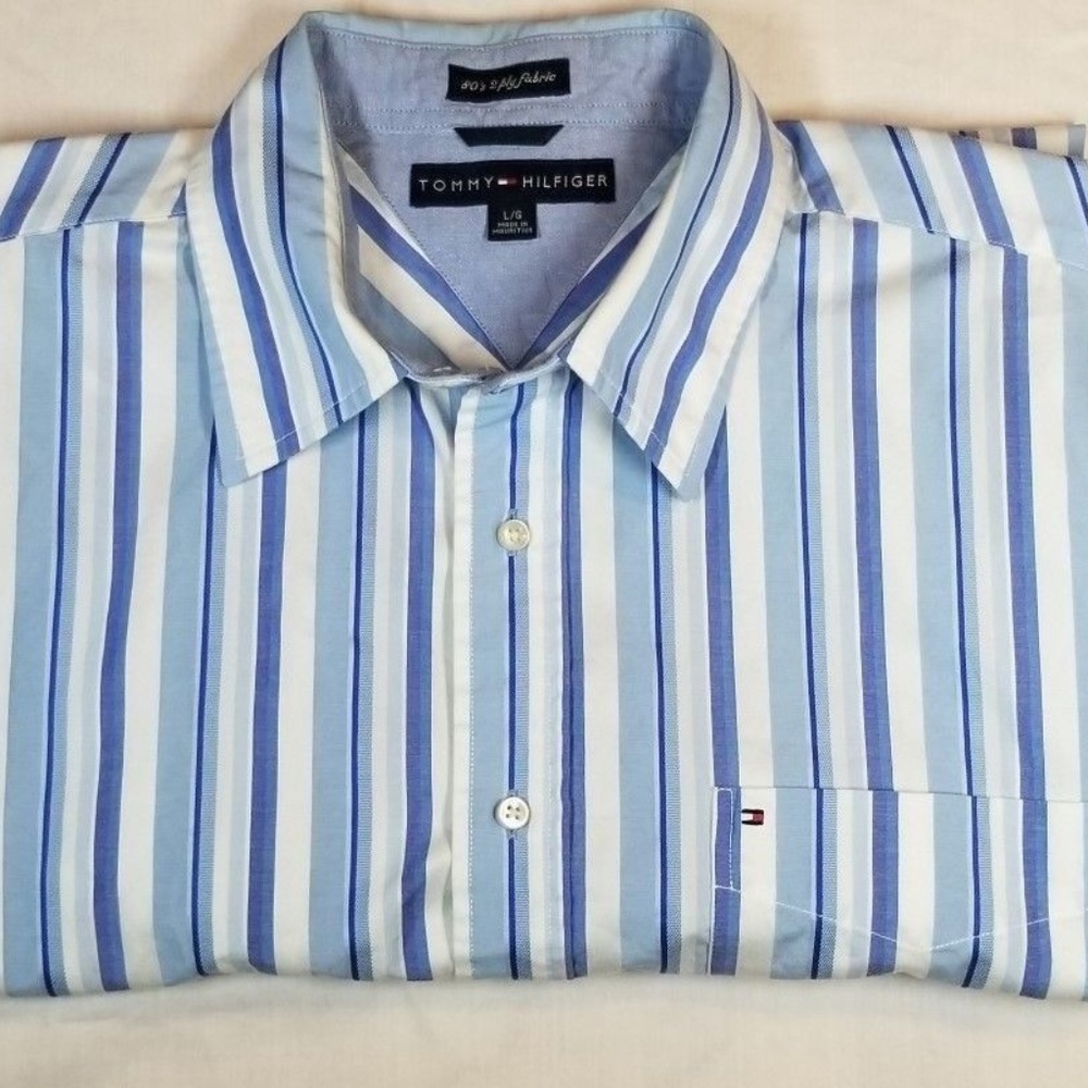 Tommy Hilfiger Mens Short Sleeves Shirt